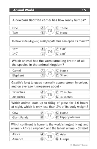 Quiz Book - Animal World - Retail Maharaj
