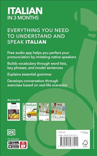 Italian in 3 Months with Free Audio App: Your Essential Guide to Understanding and Speaking Italian - Retail Maharaj