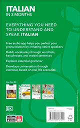 Italian in 3 Months with Free Audio App: Your Essential Guide to Understanding and Speaking Italian - Retail Maharaj