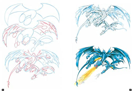 Draw 100 Dragons: From Basic Shapes to Amazing Drawings in Super-easy Steps - Retail Maharaj