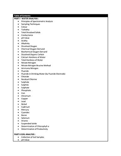 A Laboratory Manual For Environmental Chemistry | e - Retail Maharaj