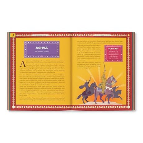 A-Z of Indian History: 80 Fun Stories from Ancient India to Independence: 80 Fun Stories from Ancient India to Independence | Cool Trivia, Bright Full-Coloured Illustrations | Ages 10+ - Retail Maharaj