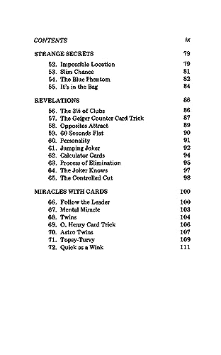 Self-working Card Tricks: 72 Foolproof Card Miracles for the Amateur Magician (Dover Magic Books) - Retail Maharaj