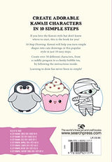 10 Step Drawing Kawaii: Draw Over 50 Cute Creations in 10 Easy Steps - Retail Maharaj