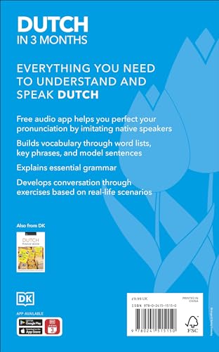 Dutch in 3 Months with Free Audio App: Your Essential Guide to Understanding and Speaking Dutch - Retail Maharaj