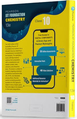 Pearson IIT Foundation' 25 Chemistry Class 10 | For JEE, NTSE & Olympiad Exams |As per CBSE, ICSE & State Curriculums | Includes JEE Practice Questions | Free acess to 10 Online Assessments, 46 Video Solutions & Interactive Tests via Pearson MyInsights & - Retail Maharaj