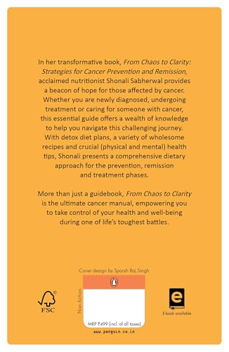 From Chaos to Clarity: Strategies for Cancer Prevention and Remission | A Holistic Cancer Diet Guide With Effective Lifestyle Strategies - Retail Maharaj
