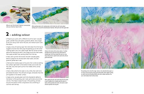 Painting Abstract Nature on Canvas: A Guide to Creating Vibrant Art With Watercolour and Mixed Media - Retail Maharaj