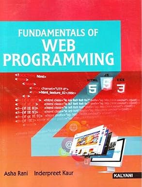 Fundamentals of Web Programming BCA 2nd Sem. Pb. Uni.