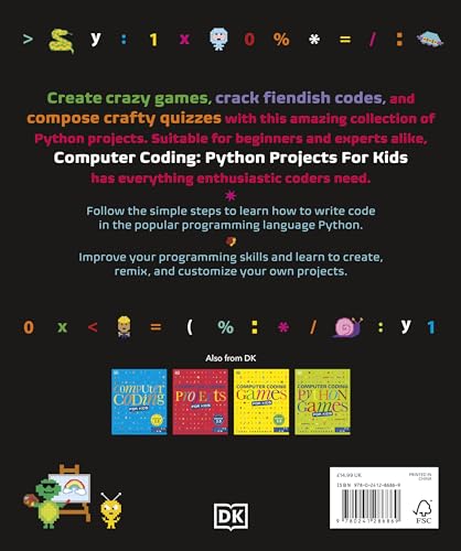 Computer Coding Python Projects for Kids: A Step-by-Step Visual Guide - Retail Maharaj