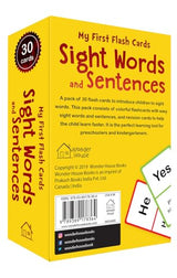 Wonder House My First Flash Cards: Sight Words and Sentences for Cognitive Skills (Flash Cards For Children) - Retail Maharaj