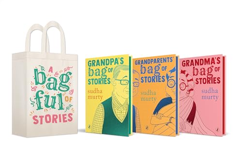 A Bagful of Stories: A Gift Edition Boxset of Grandma’s, Grandpa’s and Grandparents’ Bag of Stories by Sudha Murty - Retail Maharaj