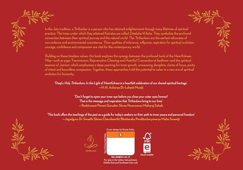 Holy Tirthankars: In the Light of Heartfulness | Explore Jain Wisdom & Yogic Tools | Practices for Inner Peace, Spiritual Growth & Mindful Living - Retail Maharaj