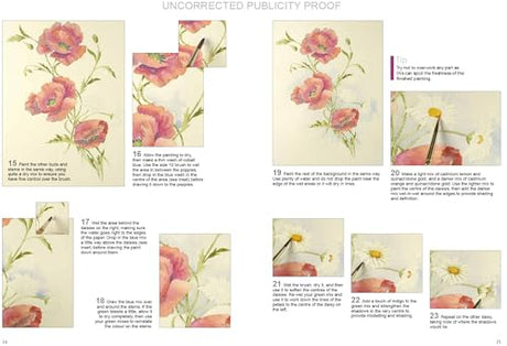 Watercolour Flowers - Retail Maharaj