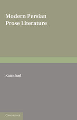 Modern Persian Prose Literature - Retail Maharaj