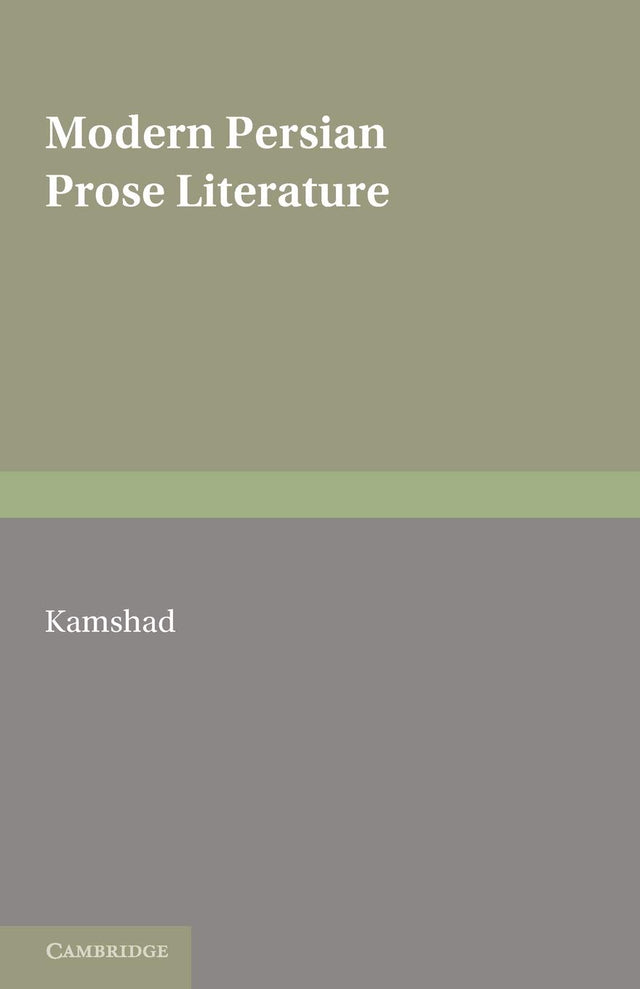 Modern Persian Prose Literature - Retail Maharaj