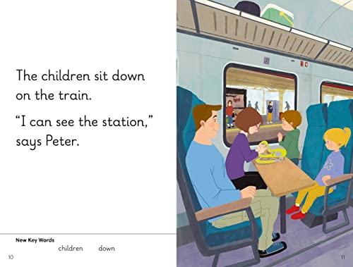Key Words LVL : 4b : On the Train (Key Words with Peter and Jane) - Retail Maharaj