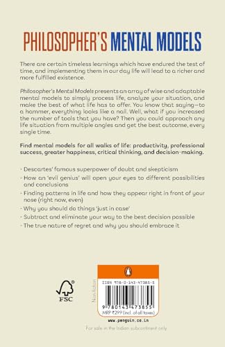 Philosopher's Mental Models: Learn Directly from the World's Greatest Minds, How to Think Like Lao Tzu, Descartes, Nietzsche, Kierkegaard, Plato, and More - Retail Maharaj