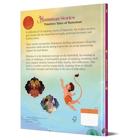 Hanuman Stories: 10 Illustrated Stories of Lord Hanuman for Children I Hindu Mythology | Indian Gods and Goddesses | Bedtime Storybook | Indian Folklore & Legends I Ages 5+ I [Select Learning - Retail Maharaj