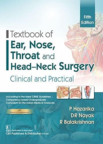 Textbook Of Ear Nose Throat And Head Neck Surgery Clinical And Practical 5Ed (Pb 2025) - Retail Maharaj