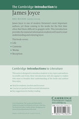 The Cambridge Introduction to James Joyce (Cambridge Introductions to Literature) - Retail Maharaj
