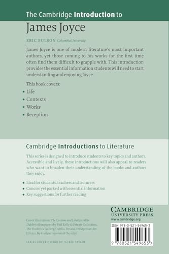 The Cambridge Introduction to James Joyce (Cambridge Introductions to Literature) - Retail Maharaj