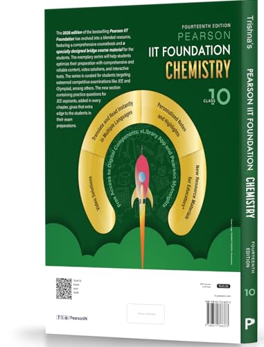 Pearson'26 IIT Foundation Chemistry Class 10|For JEE, NTSE & Olympiad Exams|JEE Practice Questions|Free 9 Online Assessments,38 Video Solutions & 9 Tests in Pearson MyInsights & elibrary|14th edition - Retail Maharaj