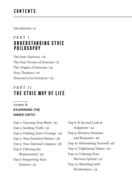 Journal Like a Stoic: A 90-Day Stoicism Program to Live with Greater Acceptance, Less Judgment, and Deeper Intentionality (Includes Teachings of Marcus Aurelius) - Retail Maharaj