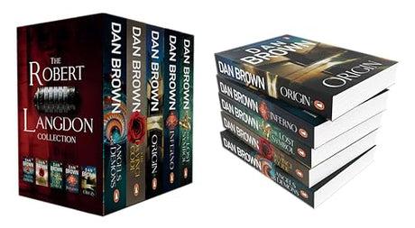 The Robert Langdon Collection: 5 Books Boxset (Angels and Demons, The Da Vinci Code, The Lost Symbol, Inferno, Origin) - Retail Maharaj