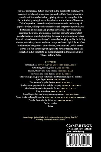 The Cambridge Companion to Popular Fiction (Cambridge Companions to Literature) - Retail Maharaj