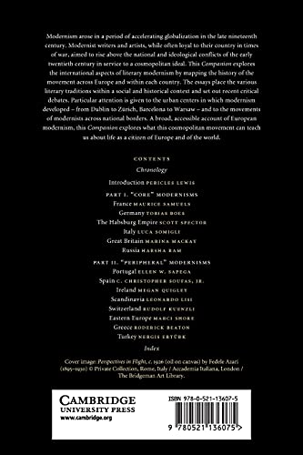 Cambridge Companion to European Modernism (Cambridge Companions to Literature) - Retail Maharaj