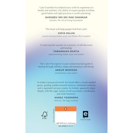The Calm Prescription: 75 Scientific Ways to Create Better Health, Longevity, And Happiness - Retail Maharaj