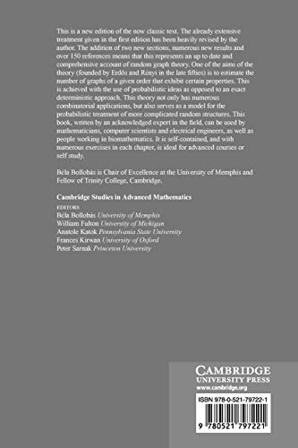 Random Graphs: 73 (Cambridge Studies in Advanced Mathematics) - Retail Maharaj