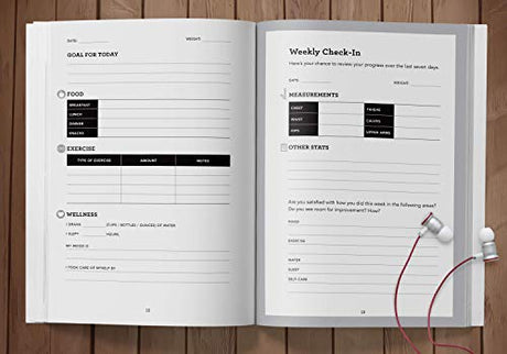 Training for a Healthy Life: A Daily Food and Fitness Journal - Retail Maharaj