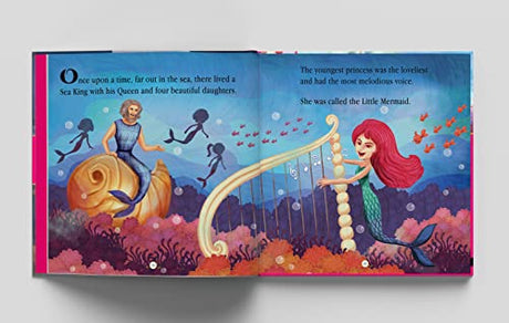 Princess Fairy Tales: Ten Traditional Fairy Tales For Children (Abridged and Retold With Large Font For Easy Reading) 8 Inches X 8 Inches - Hardback - Retail Maharaj