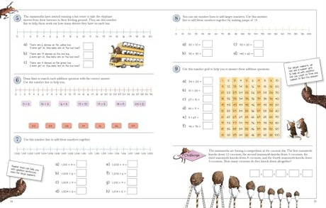 Mammoth Maths Workbook: Practise Your Maths Skills with a Little Help from Some Mammoths (DK David Macauley How Things Work) - Retail Maharaj