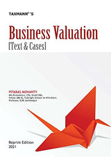 Taxmanns Business Valuation [Text & Cases] Judicious Mixture of Corporate Finance Theory and Business Valuation Practice | Reprint Edition 2021 [Paperback] Pitabas Mohanty - Retail Maharaj