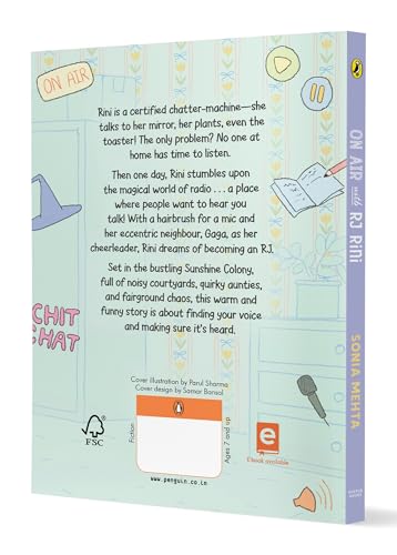 On Air with RJ Rini | Contemporary Fiction | Full of heart and humour | Easy-to-Read Chapter Book for Young Readers | Ages 7 and up - Retail Maharaj