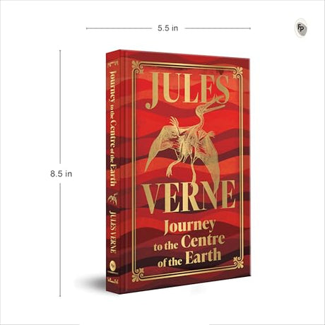 Journey to the Centre of the Earth (Deluxe Hardbound Edition): With Gilded Edges and 1 Ribbon Book Marker (FingerPrint Classics) - Retail Maharaj