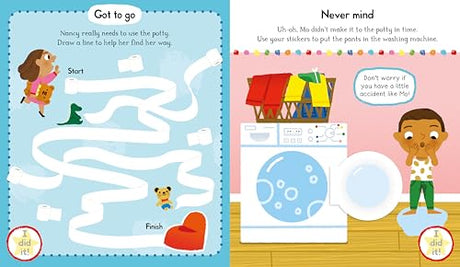 No More Nappies Sticker Activity Book:Perfect for potty training, with over 300 stickers! - Retail Maharaj