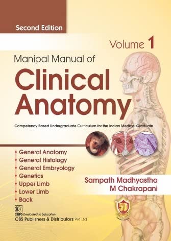 MANIPAL MANUAL OF CLINICAL ANATOMY 2ED VOL 1 (PB 2023) - Retail Maharaj