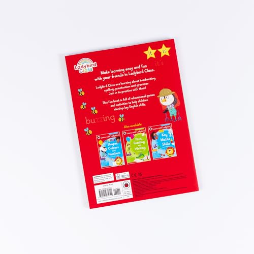 Key English Skills: A Learn With Ladybird 4 in 1 Activity Book – Handwriting Practice, First Spelling, First Punctuation & First Grammer - Practice Skills for School (5-7 Years) - Retail Maharaj