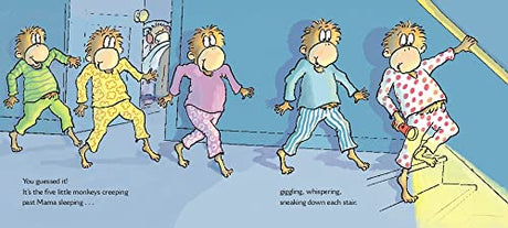 Five Little Monkeys Looking for Santa Board Book - Retail Maharaj