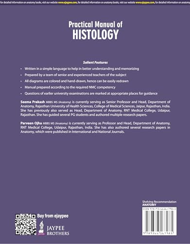 PRACTICAL MANUAL OF HISTOLOGY - Retail Maharaj
