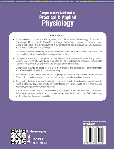 COMPREHENSIVE WORKBOOK OF PRACTICAL & APPLIED PHYSIOLOGY - Retail Maharaj