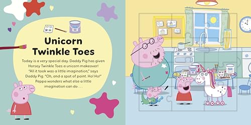 Peppa Pig: Peppa’s Unicorn Fun Jigsaw Puzzle Book - Retail Maharaj