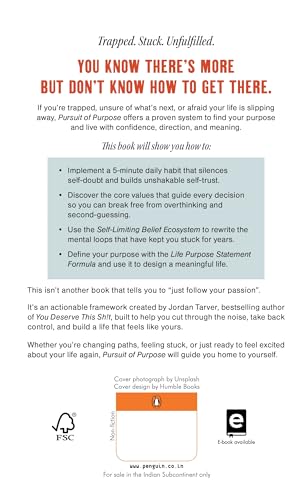 Pursuit of Purpose: Find Your Purpose In 30 Days | A Proven System to Find Your Purpose & Live with Confidence, Direction, and Meaning - Retail Maharaj