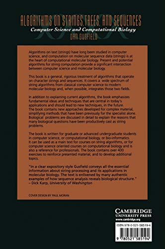 Algorithms on Strings, Trees, and Sequences: Computer Science and Computational Biology - Retail Maharaj
