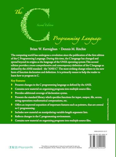 C PROGRAMMING LANGUAGE, 2ND EDN - Retail Maharaj