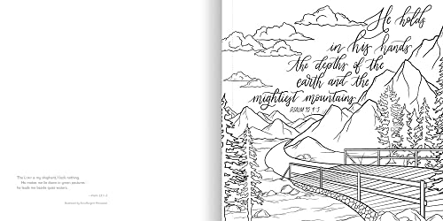 For the Beauty of the Earth: A Coloring Book to Celebrate the Wonder of Creation: A Nature Coloring Book - Retail Maharaj